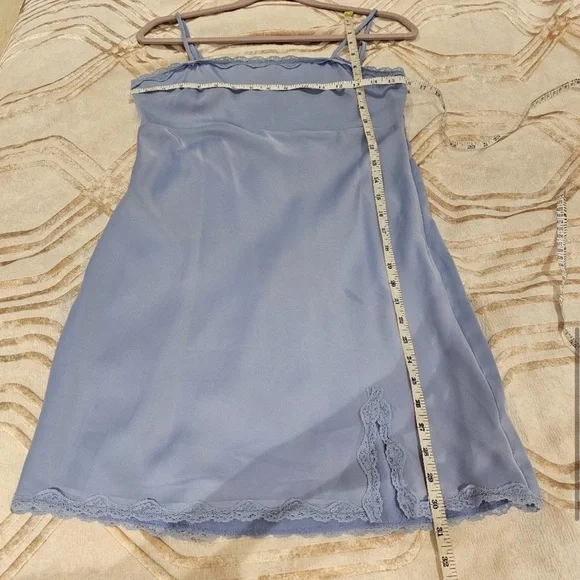 Urban Outfitters Serene Goddess Satin Slip Dress M - Picture 7 of 9